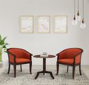 Amazon Brand - Solimo Kitsult Coffee Table with 2 Arm Chairs (Solid Sheesham Wood, Natural Finish)...