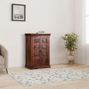 Amazon Brand - Solimo Latrobe Solid Sheesham Wood Sideboard with 2 Doors (Natural Finish)...