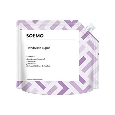 Solimo Liquid Handwash Refill Pack, Lavender, Germ Protect, Ph-Balanced, 1500 Ml