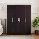 Amazon Brand - Solimo Madray Engineered Wood Wardrobe, Wenge, 4 Door...