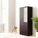 Solimo Medusa Engineered Wood Wardrobe with Drawer and Mirror...