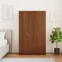 Solimo Medusa Engineered Wood Wardrobe walnut finish ,3 Doors