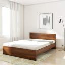 Solimo Medusa Engineered Wood Queen Size Bed Without Storage...
