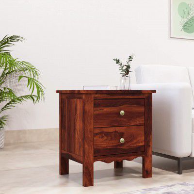 Solimo Mehraab Bedside Table with Two Drawers