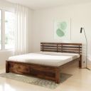 Solimo Nuzze Sheesham Wood 5 Plank King Bed Without Storage...