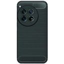 Solimo Oneplus 12R 5G Back Cover | Back Case for Oneplus 12R 5G | Carbon Fibre Rugged Armour I (Black)...