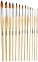 Amazon Brand - Solimo Paint Brushes for Acrylic and Water Colours, 13 Piece Set...