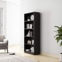 Solimo Pavo Engineered Wood Bookcase with 5 Shelves (Wenge)...