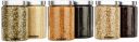 Solimo Plastic Storage Jar & Containers With Steel Cap Jar | 1400 ML Set 6...