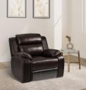 [Extra ₹2999 OFF] Solimo Polaris 1 Seater Leatherette Recliner (Brown)...