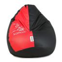 Solimo Premium Faux Leather Bean Bag, Filled with Beans | 3XL...