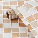 Solimo PVC Self-Adhesive Wallpaper, Tiles 1, 45 x 300 cm...