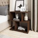 Solimo Quess Engineered Wood Walnut Finish Contemporary Bedside Table (Brown)...