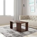 Solimo Rendes Rectangular Shape Coffee Table (Engineered Wood, Walnut)...