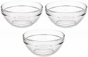 Solimo Set of 3 Glass Bowls | 1080 ml | Transparent...