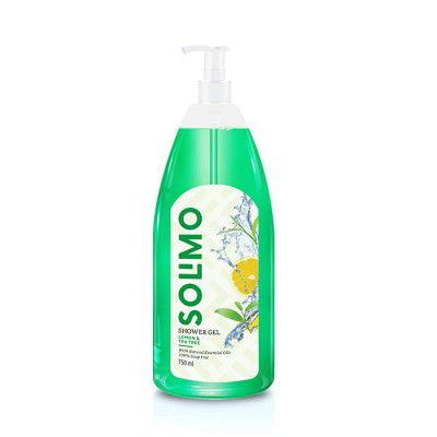 Amazon Brand - Solimo Shower Gel, Lemon & Tea Tree - 750 ml