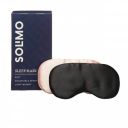 Solimo Sleep Mask, Ultra Smooth, Adjustable Strap, Total Blockout (Black & Copper, Pack Of 2)...