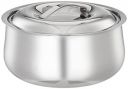 Amazon Brand - Solimo Stainless Steel Casserole 2000 ml...