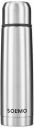 Solimo Stainless Steel Insulated 24 Hour Hot or Cold Plain Lid Flask, 500 ml...