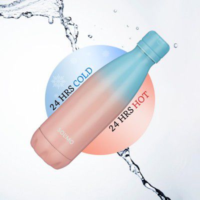 Solimo Stainless Steel Insulated Hot & Cold Bottle - 500ml