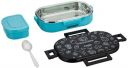 Solimo Stainless Steel Lunch Box with Spoon and Side Container, 800 ML, Green...