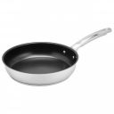 Solimo Stainless Steel Non-Stick Frypan, 24 cm, Silver...