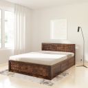 Amazon Brand Solimo Tanto Queen Size Solid Sheesham Wood Bed ...