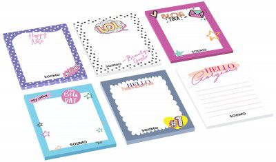 Solimo To Do List Notepad, 4” x 5.25”, Writing Pads 50 Tear Off Sheets, Set of 12 Planners