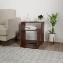 Amazon Brand - Solimo Tylli Nested Side Table, Set of 2 (Solid Sheesham Wood, Honey Finish)...