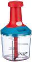Solimo Multipurpose Manual Hand-Press Vegetable Chopper Mixer Cutter to Cut Onion, Salad, Tomato I Food Chopper with 6 SS Blade for Effortlessly Chopping Vegetables and Fruits, 900 ML...