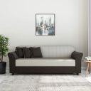 Amazon Brand - Solimo Victoria 3 Seater Fabric Sofa (Brown and Beige)...