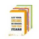 Solimo Wall Posters with Adhesive Tape, Set of 10 Motivational Posters...