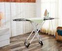 Solimo Wooden Ironing Board/Table with Iron Holder, Foldable & Adjustable (122 x 32cm)...