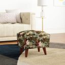 Solimo Wresst Modern Rectangular Pouffe in Velvet Fabric...