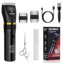 Solimpia Upgraded Dog Clippers, Grooming Kit Rechargeable Cordless Electric Quiet Shaver Set for Dogs Cats Pets...