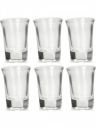 Somil Clear Shot Glasses Add Fun and Style to Every Celebration and Toast. Enjoy Your Party, 30 ml, Capacity, Pack of 6, Size: 6.5 X 4.5 X 4.5 Cm...