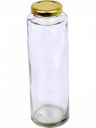 Somil Glass Storage And Serving Bottle With Metal Lid | 350 Ml, Size - 5.7 X 5.7 X 18.5 Cm...