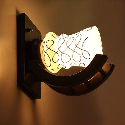Somil Globe Shape Doom Wall Lamp Light with All Fixture, Compatible with 5 to 60 Watt LED, Round