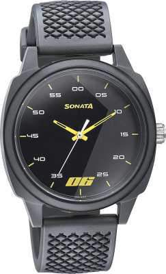 Sonata 77086PP06W Analog Watch - For Men