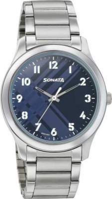 SONATA 77106SM02 Analog Watch - For Men