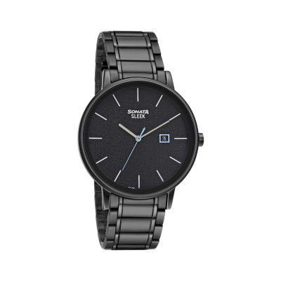 Sonata Analog Black Dial Mens Watch-7131NM02/NP7131NM02