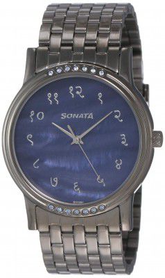 Sonata Analog Blue Dial Mens Watch-7108TM01 / 7108TM01