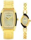 Sonata Analog Gold Dial Unisexs Watch-NL70808069YM02/NP70808069YM02...