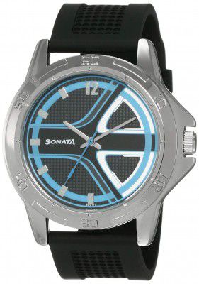 Sonata Analog Multi-Color Dial Men's Watch-NK77001SP01 / NK77001SP01