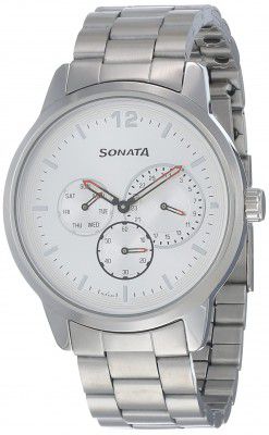 Sonata Analog Silver Dial Mens Watch-7139SM02/NP7139SM02