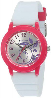 Sonata Analog Silver Dial Womens Watch -NM8992PP04 / NL8992PP04