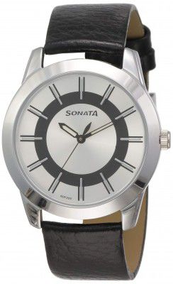 Sonata Analog Silver White Dial Mens Watch NM7924SL06/NN7924SL06/NP7924SL06