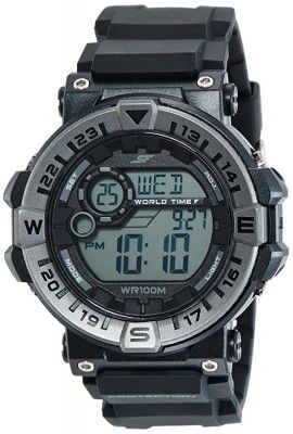 Sonata Digital Black Dial Mens Watch-NL77061PP01