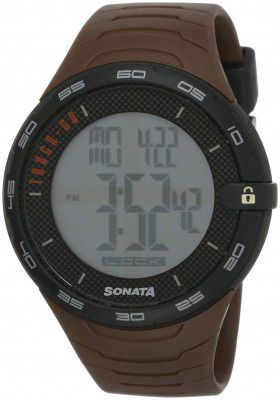 Sonata Digital Black Dial Mens Watch-77041PP02J / 77041PP02J