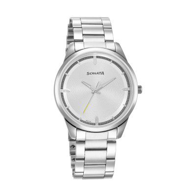 Sonata Force Analog Silver Dial Mens Watch-7146SM01